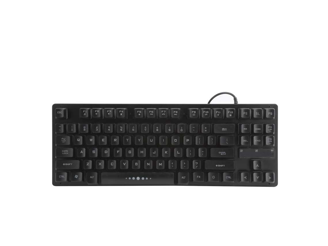 Teclado Mecânico LAXISCREED, 82 Teclas, Iluminação RGB, Tri modo