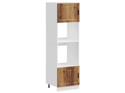 Oven Cabinet, Oven Cabinets Vidaxl Marrom Madeira Processada (n/a)