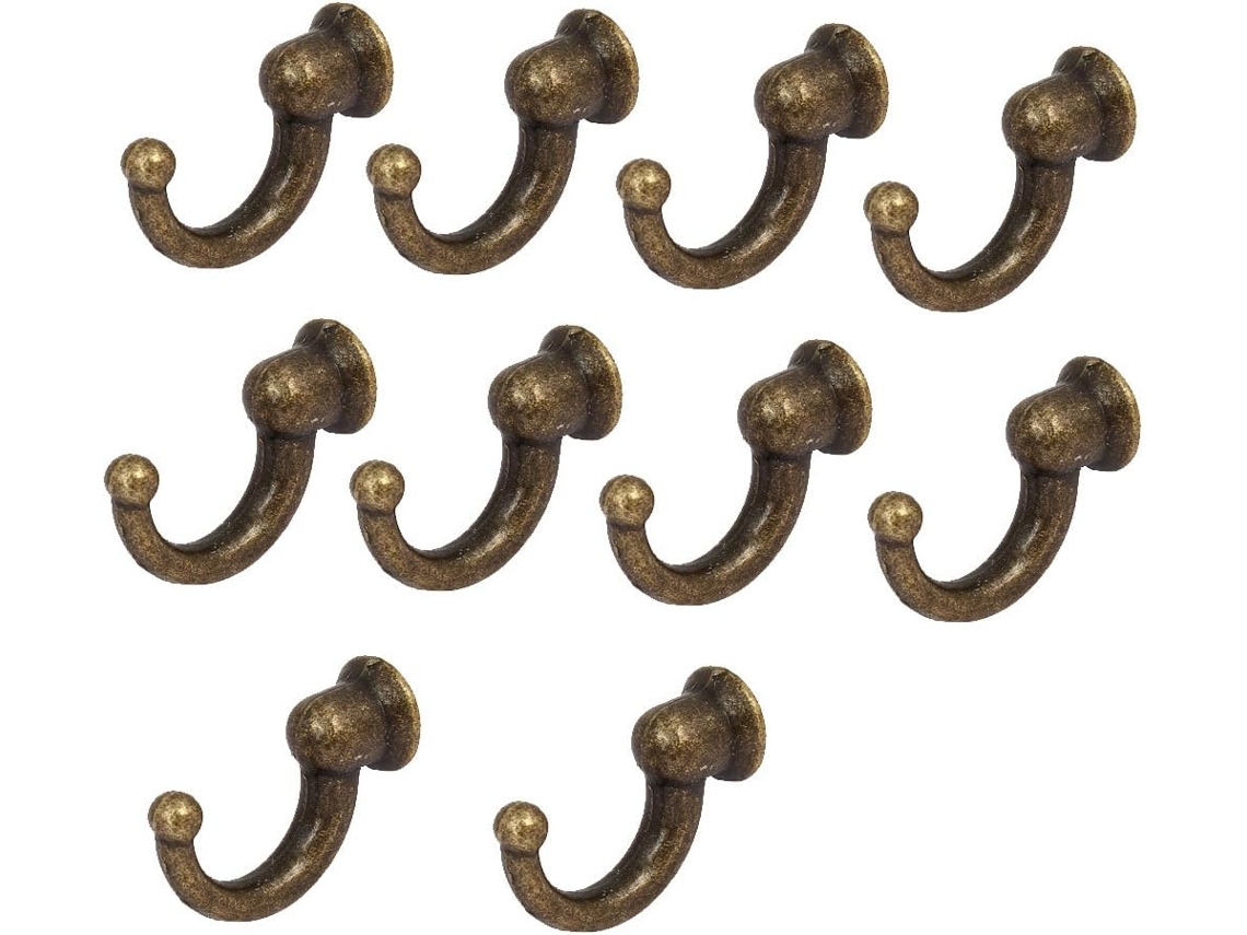 Ganchos vintage CHABERLU para parede, 10 unidades, para toalhas, roupas, casacos