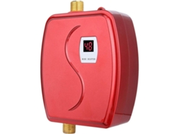 Aquecedor de Água Instantâneo 220V 3000W com Sensor de Temperatura - Vermelho (Outlet Caixa Aberta)