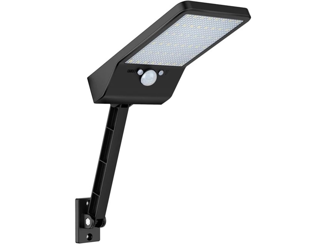 Luminária De Rua Solar, 48 Leds, Para Uso Externo, Com Sensor De
