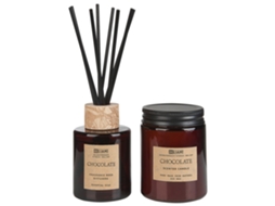 Vela Perfumada Com Difusor De Fragrância Dark Elegance 9 Cm Castanho