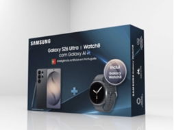 Pack Smartphone SAMSUNG Galaxy S26 Ultra (Outlet Caixa Aberta - 6.9'' - 12 GB - 512 GB - Preto) + Watch 8 (Outlet Caixa Aberta - 44 mm) 