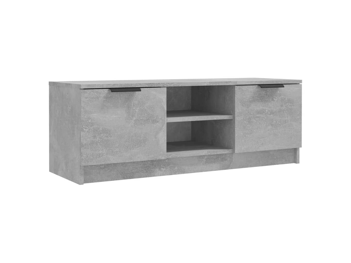 Móvel P/ Tv Madeira Processada Cinzento Cimento 102x35x36,5 cm MAISON EXCLUSIVE