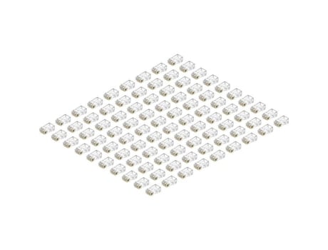 Patch Alzapower Cat6 Utp Rj45 8p8c Não Shieldado Fio Dobrado 100 Pack