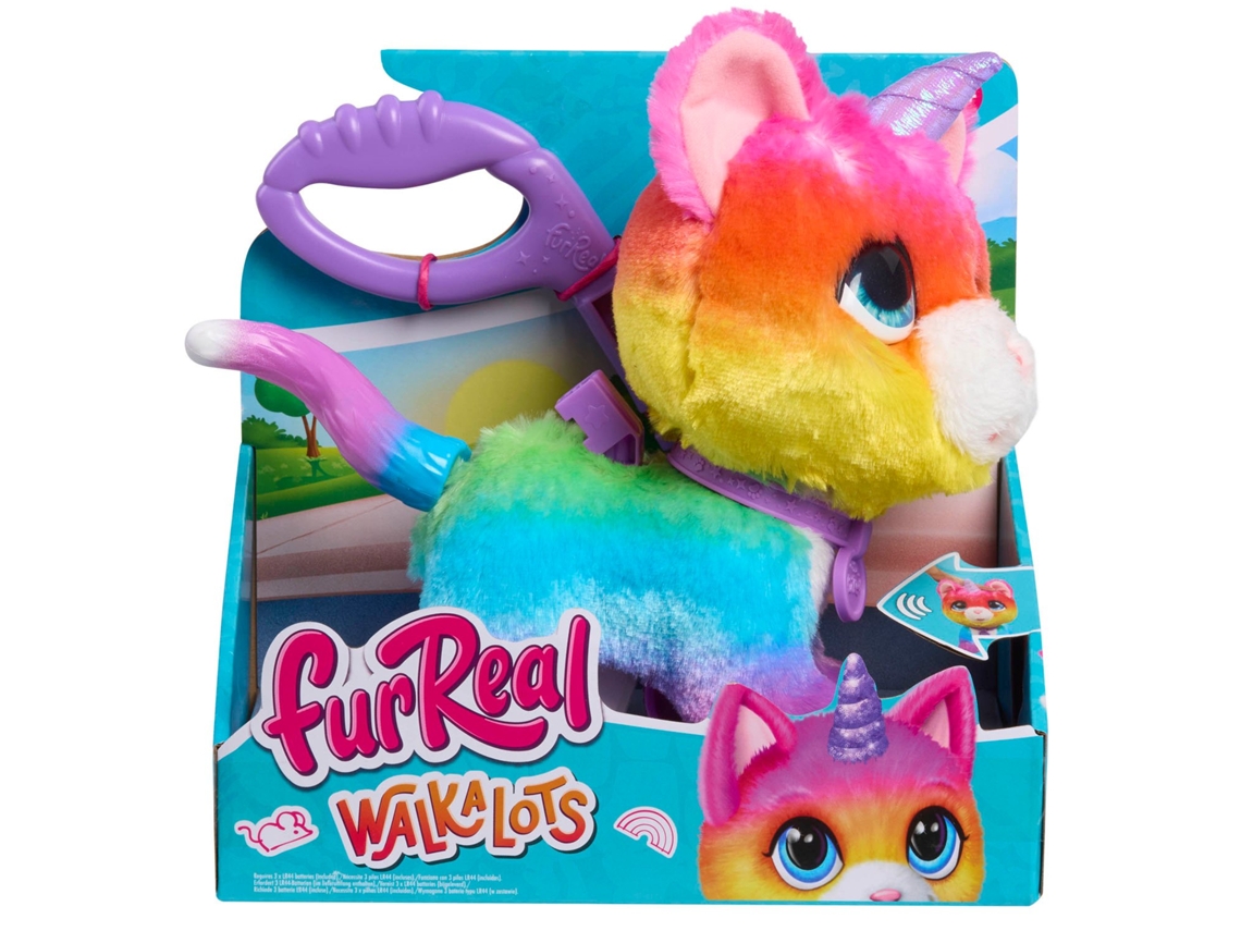 Brinquedo De Pelúcia Interativo Spectron Furreal Walk A Lots Unicorn Cat