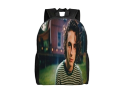 Mochila Escolar Timothe Chalamet D129, Leve E Resistente, Impermeável E Com Alça De Ombro Ajustável M129