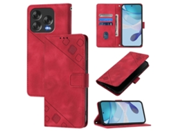 Capa De Celular De Couro Com Relevo Skin Feel