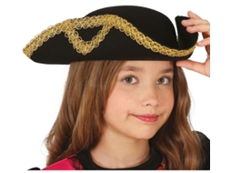 Chapéu de feltro infantil Almirante ou Pirata