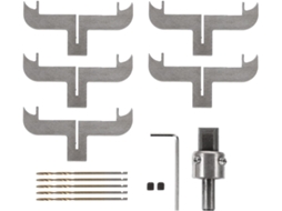 Kit Completo De Ferramentas Para Anéis, Incluindo Fresas De Aço E Brocas Para Pulseiras De Madeira.