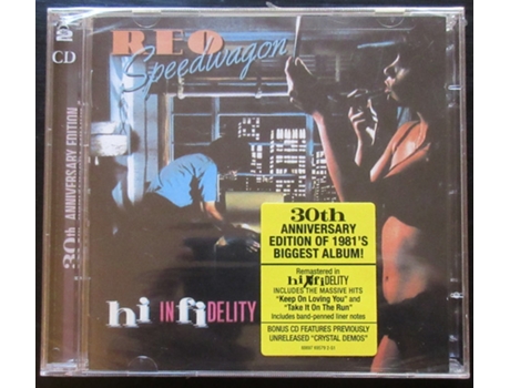 CD REO Speedwagon - Hi Infidelity (30th Anniversary)