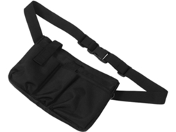 Bolsa multiuso de grande capacidade para utensílios de limpeza, feita de tecido Oxford marrom, ideal para
