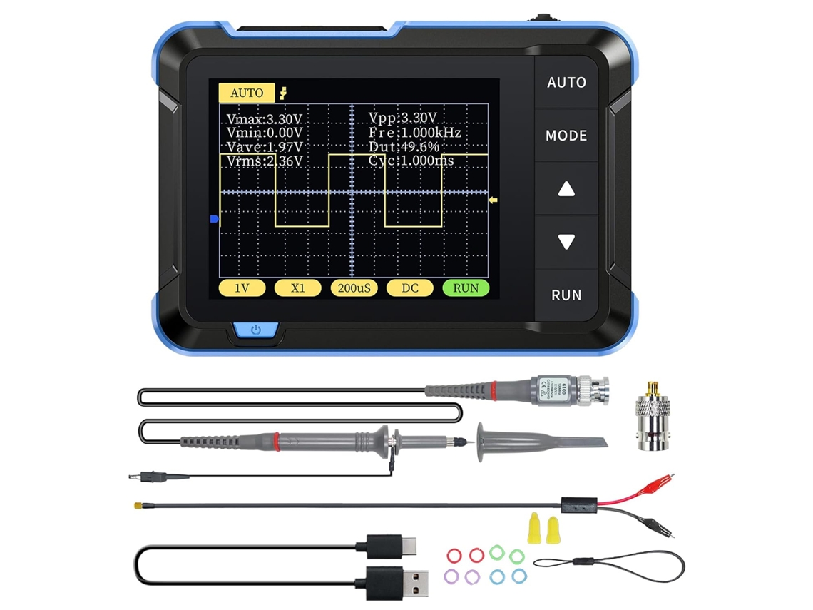 Osciloscópio Portátil Compacto Com Amostragem Rápida