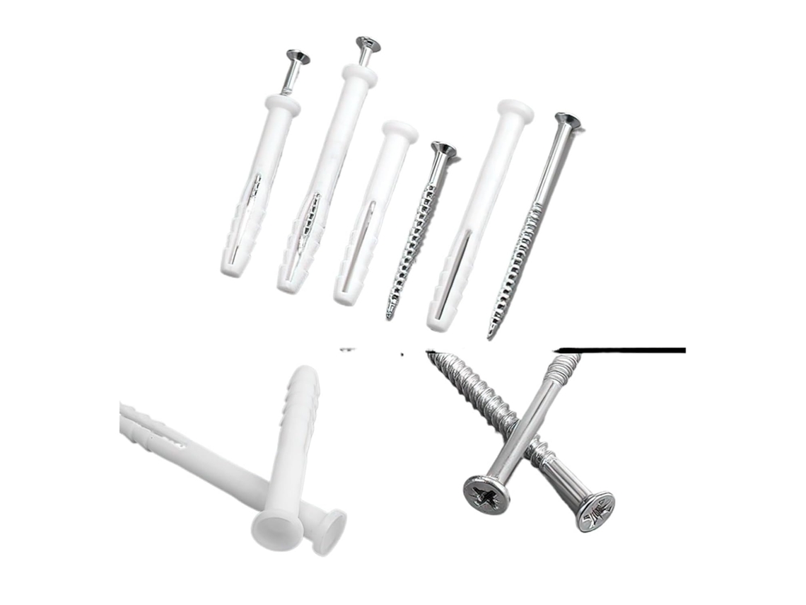 Parafusos E Buchas, Conjunto De 10 Parafusos Autoatarraxantes E Buchas M8x 60-80mm M8x80mm