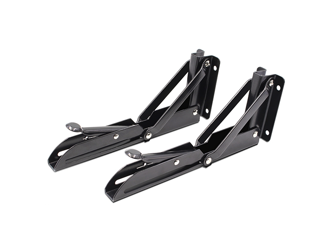 Laxiscreed Suporte Dobrável Tipo K Em Aço Inoxidável De 10" Preto Para Trabalhos De Construção E Reparo