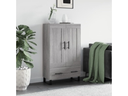 Vidaxl Armário Alto Derivados De Madeira 69,5x31x115cm Cinza Sonoma