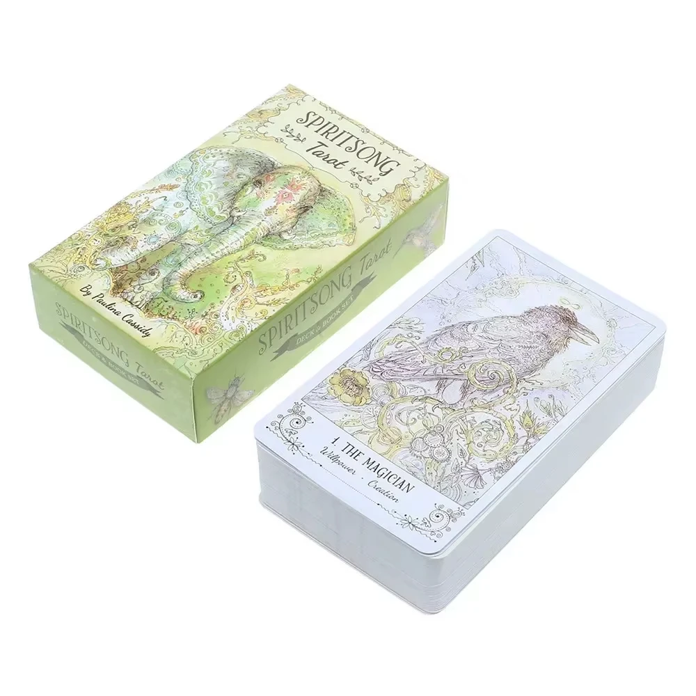 Tarô Espiritual, Orientação Mística E Adivinhação, Suporte Para Jogo De Tabuleiro, 78 Cartas/caixa
