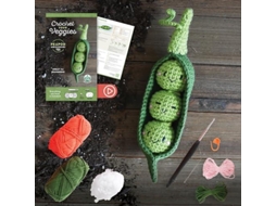 Livro Crochet Your Veggies Amigurumi Kit Peapod de Ltd Schiffer Publishing (Inglês)