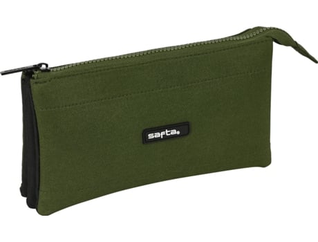 Estojo Triplo SAFTA Dark Forest (Preto/Verde)