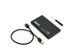 Iggual Igg317006 Caixa para Discos Rígidos Caixa de Disco Rígido Preto 2.5"