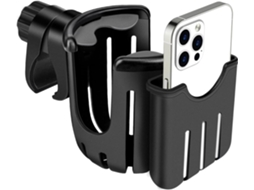 Porta-copos Universal Para Carrinho De Bebê 2 Em 1, Com Suporte Para Celular.