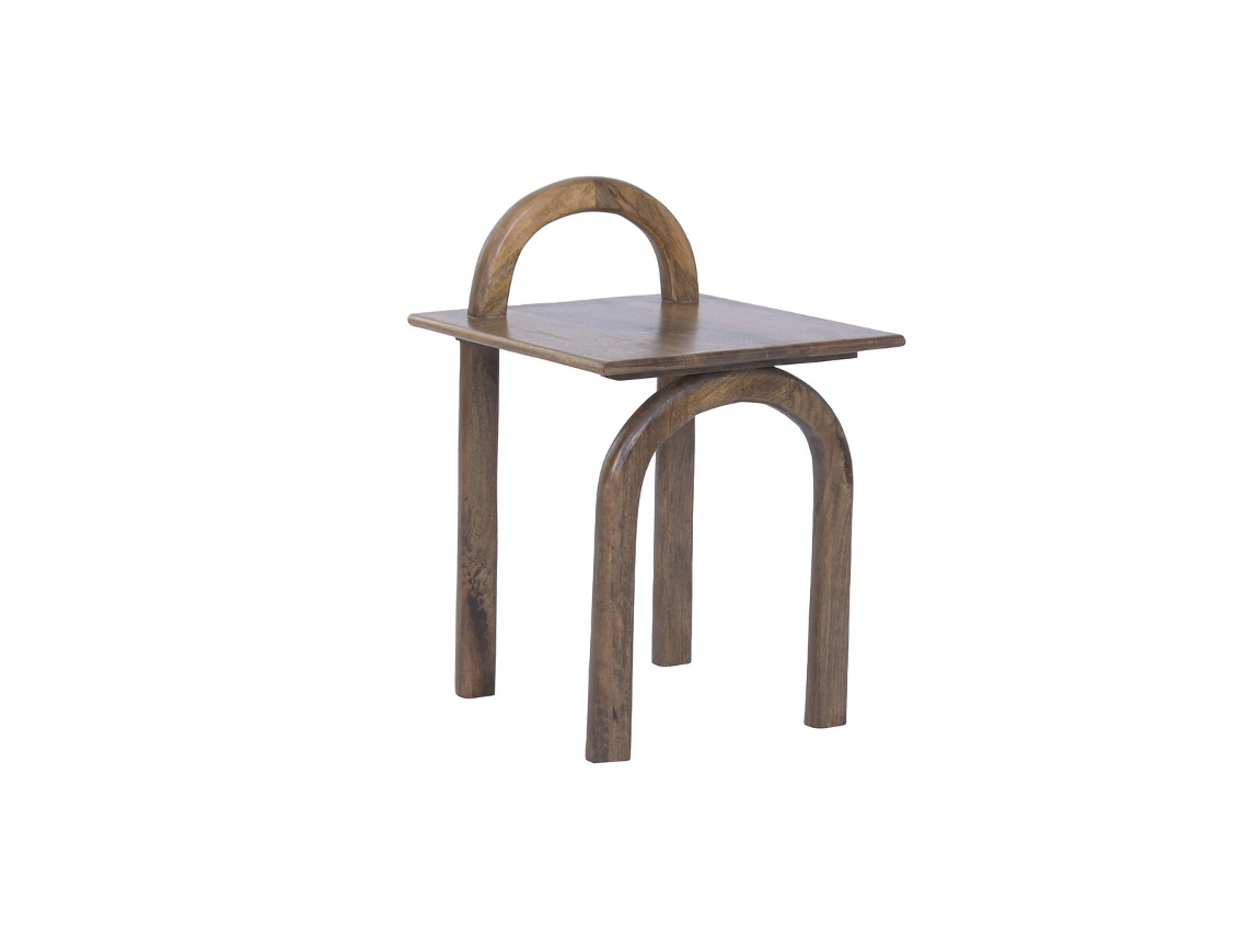 Mesa De Apoio Home Esprit Castanho 40 X 40 X 60 Cm