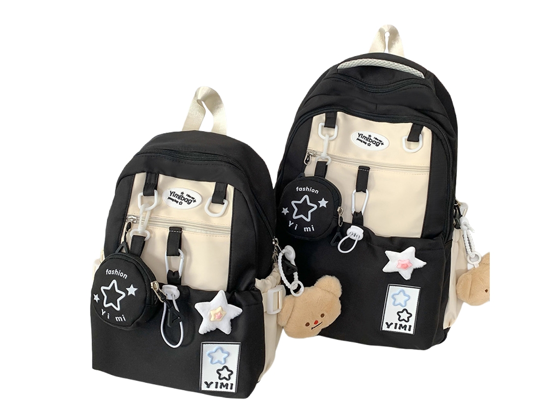 Laxiscreed Mochila Infantil Para Estudantes, Pequena, Com Letras E Design Fofo