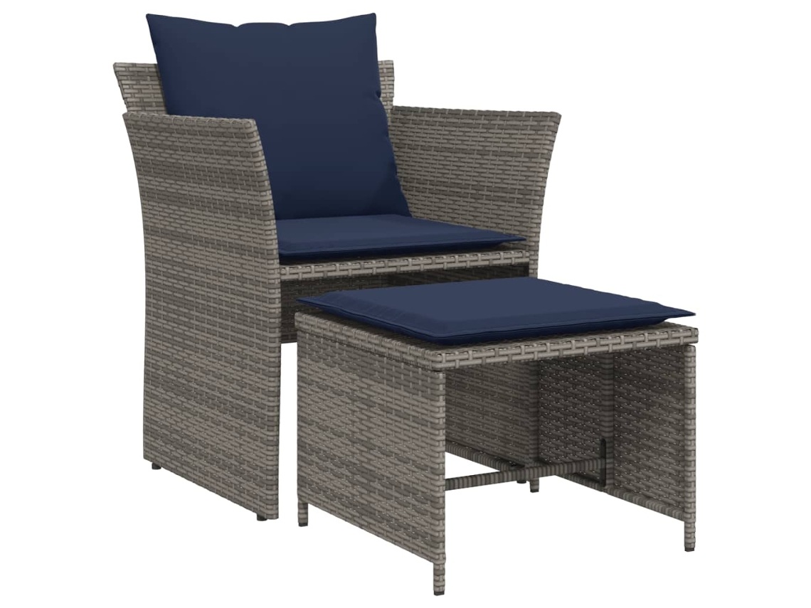 Garden Chair, Garden Chairs Vidaxl Cinzeto Vime (n/a)