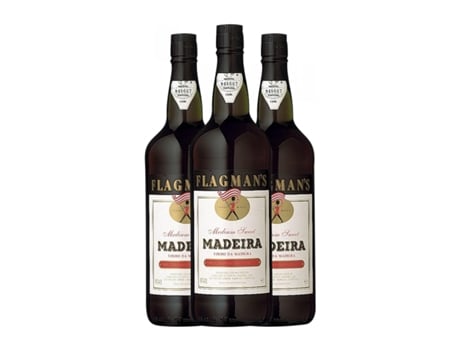 Vinho fortificado HENRIQUES & HENRIQUES Flagman's Tinta Negra (1 L - 3 Unidades)