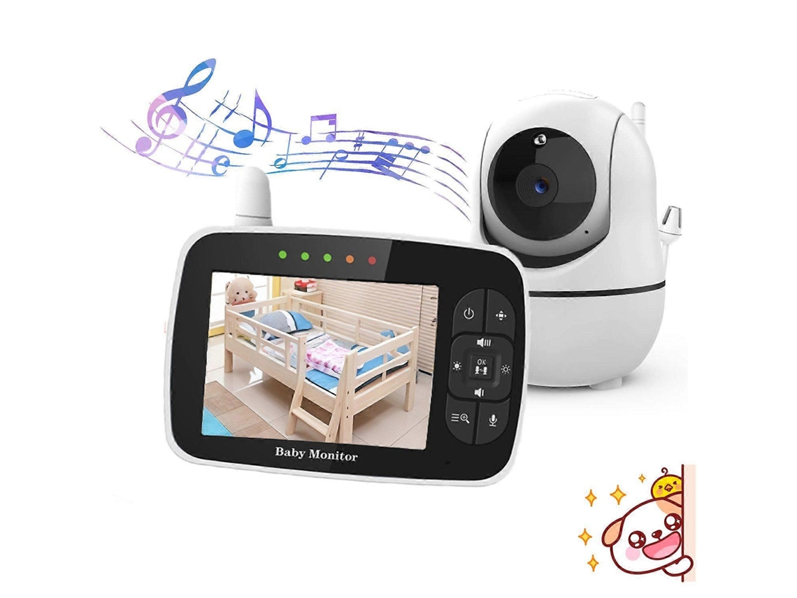 Monitor De Bebê Fhss, Monitor De Vídeo Para Bebês Com Câmera E Função De Interfone, Solução De Monitoramento Seguro Olysi Shop
