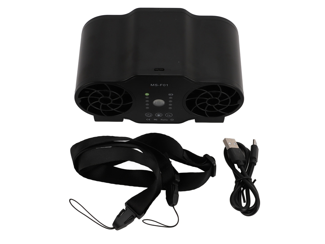 Vantilador De Cintura Portátil Recarregável Usb