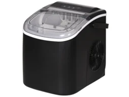 Máquina de Fazer Gelo Preto, 12 Kg/dia, 9 Cubos em 6 a 12 Min, Depósito 1,3 L, 22,2x29,4x29 Cm | S/MARCA
