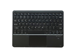 MEOIRUERY Teclado Bluetooth Sem Fio Ultrafino Com Touchpad Teclado Recarregável Universal Para Ipad Ios Android Windows