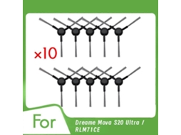 Conjunto De 10 Escovas Laterais Para Aspirador De Pó S20 Ultra / Rlm71ce - Acessórios E Peças De Reposição