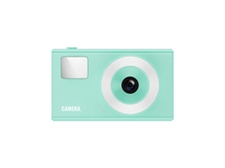 Câmera digital retrô Yizhood 1080P CCD vintage para adolescentes, cartão SD de 32 GB, zoom de 16x, verde