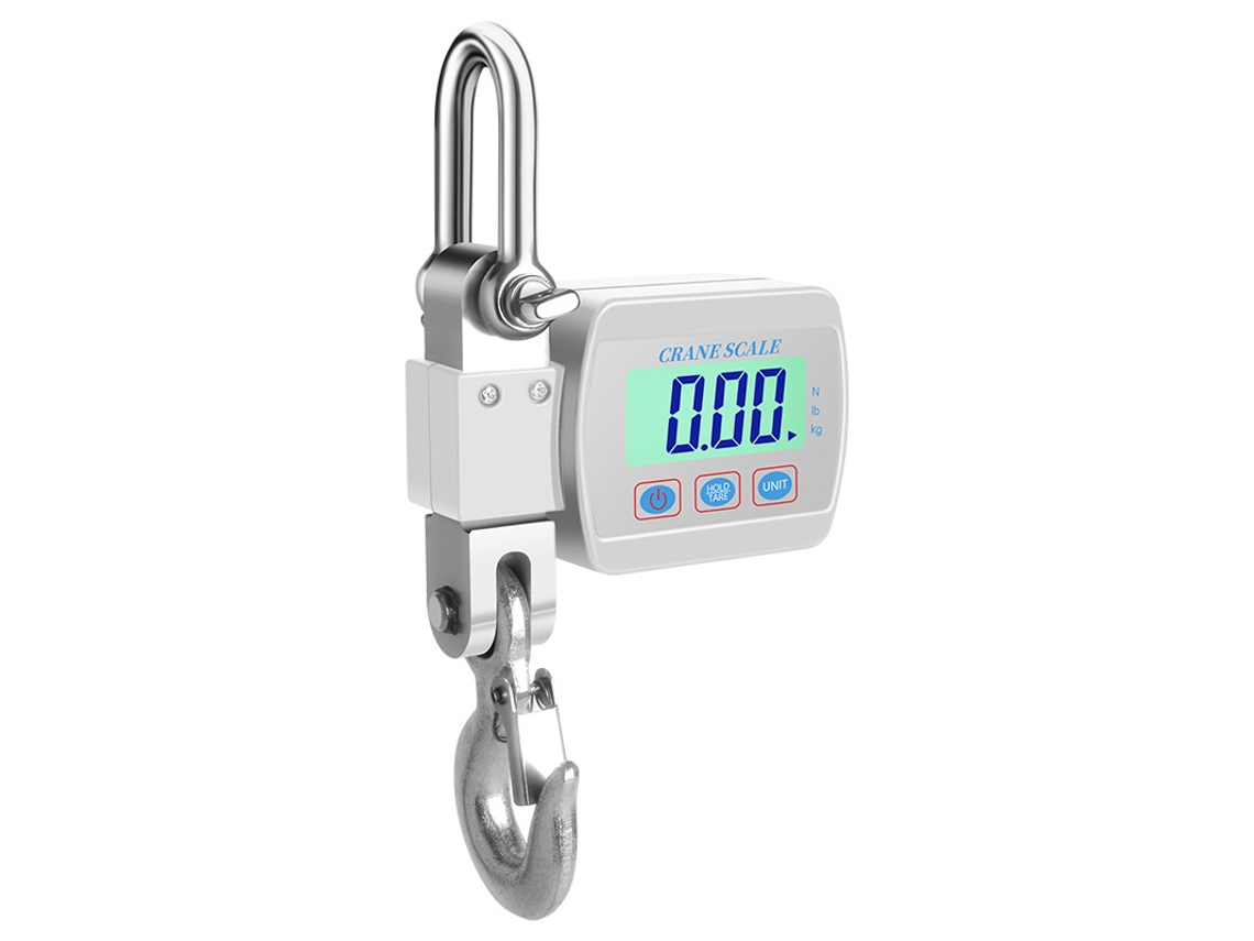 Balança Digital Suspensa Czhhmart Para Uso Industrial Pesado Na Construção Civil (capacidade: 300 Kg/100 G) Branco