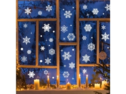 Calcomanías Navideñas Para Ventanas Reutilizables, Decoración De Vidrio Diy, Pegatinas Navideñas Estáticas