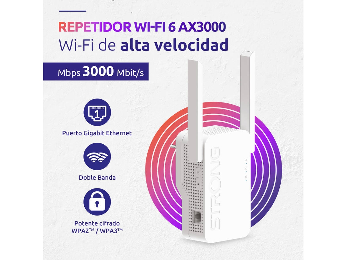 Repetidor De Sinal STRONG Wi-Fi 6 Ax 3000