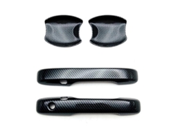 Car Carbon Fiber Front Door Handle Cover Trim Sticker For V Vezel 202