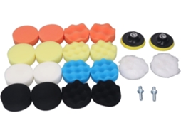 Kit Com 22 Peças De Esponjas Para Polimento, Incluindo Lã 8 Cm (3,15