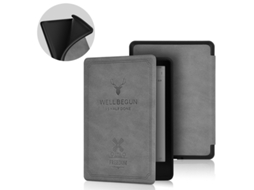 Capa Para Kindle Paperwhite 5 11ª Geração (6.8") 2021 Cinza Cuich