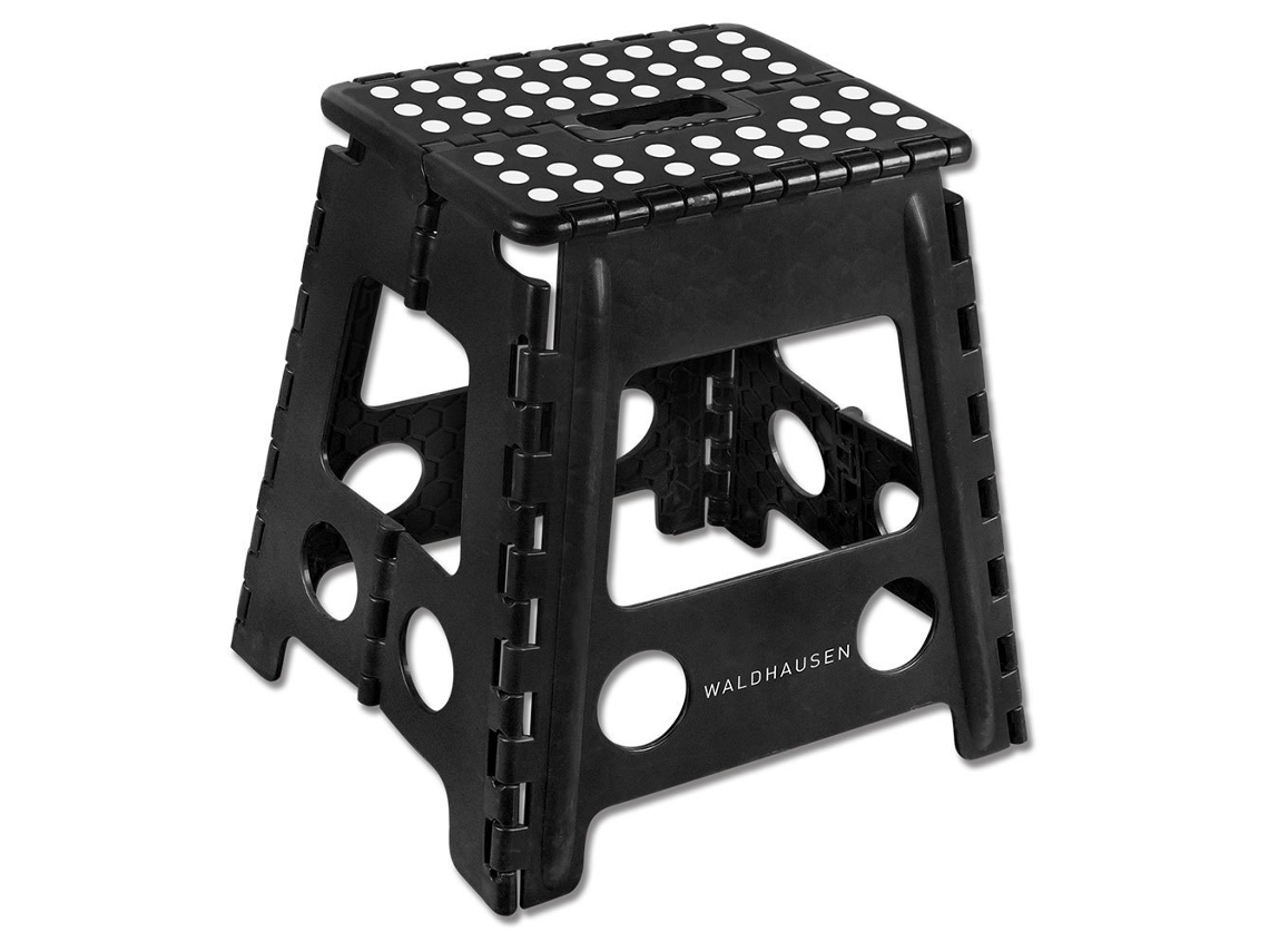 Tamborete Dobrável Prateado 38 X 32 X 39 Cmwaldhausen