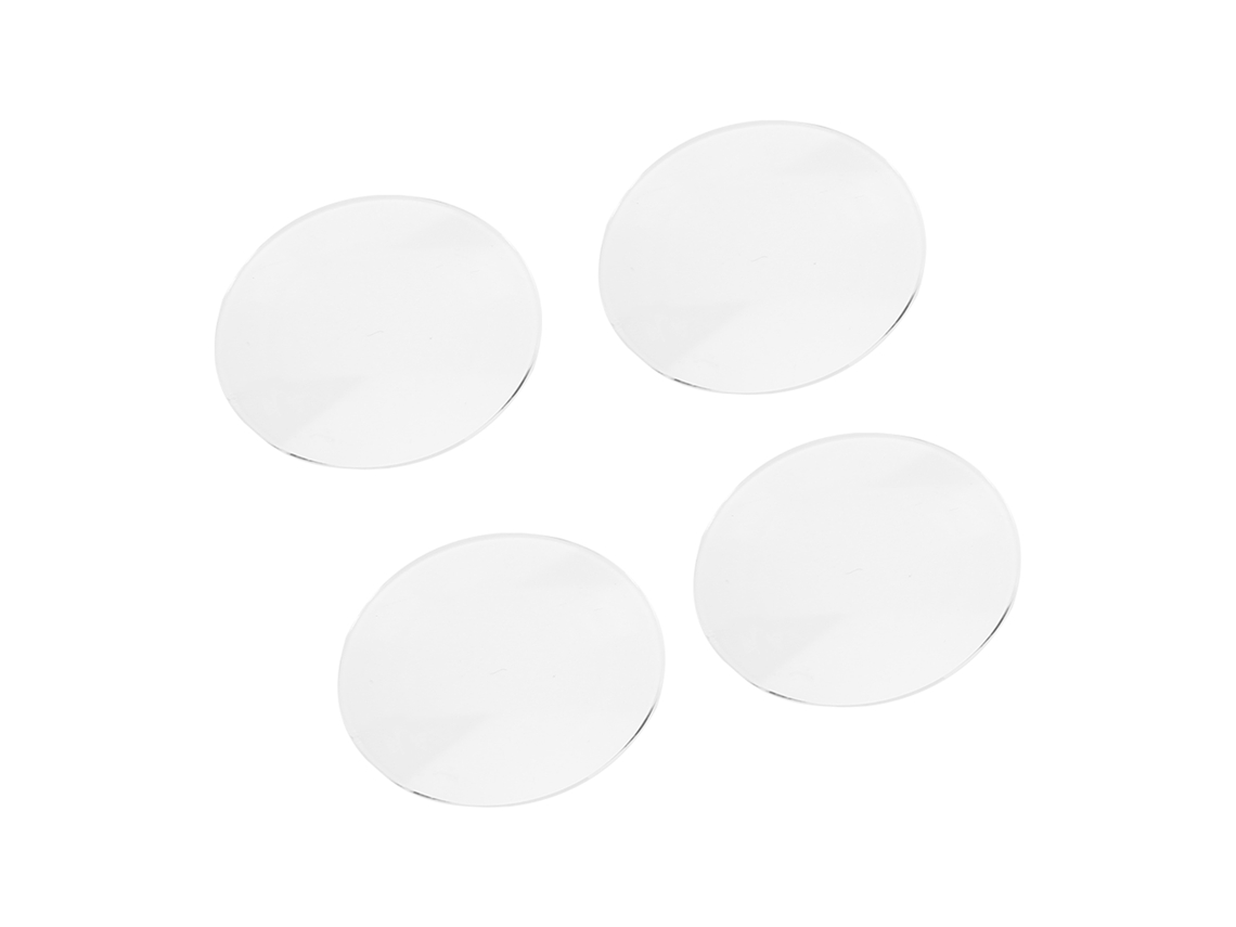4pcs Vidro Cristal Safira Relógio Lente Substituição 28mm 29.5mm Dome Redondo Peça Reparo Ferramenta