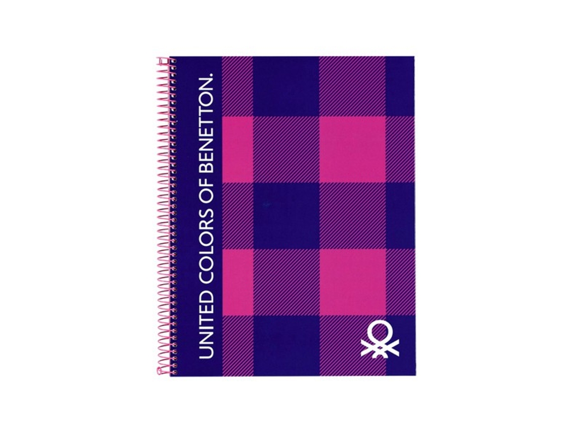 Bloco A4 Quadriculado Square Benetton
