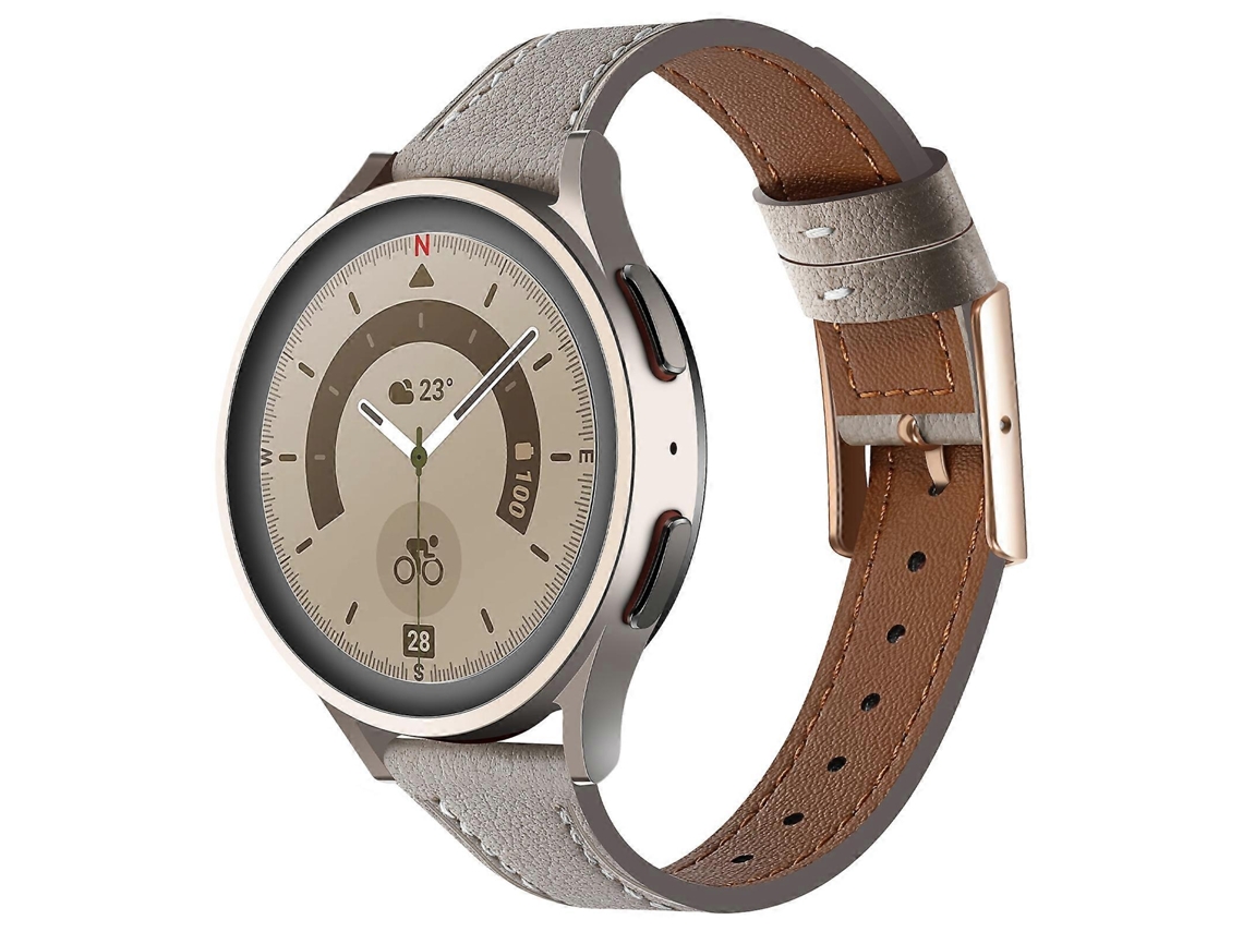 Pulseira Universal De Couro De 20 Mm Para Relógio