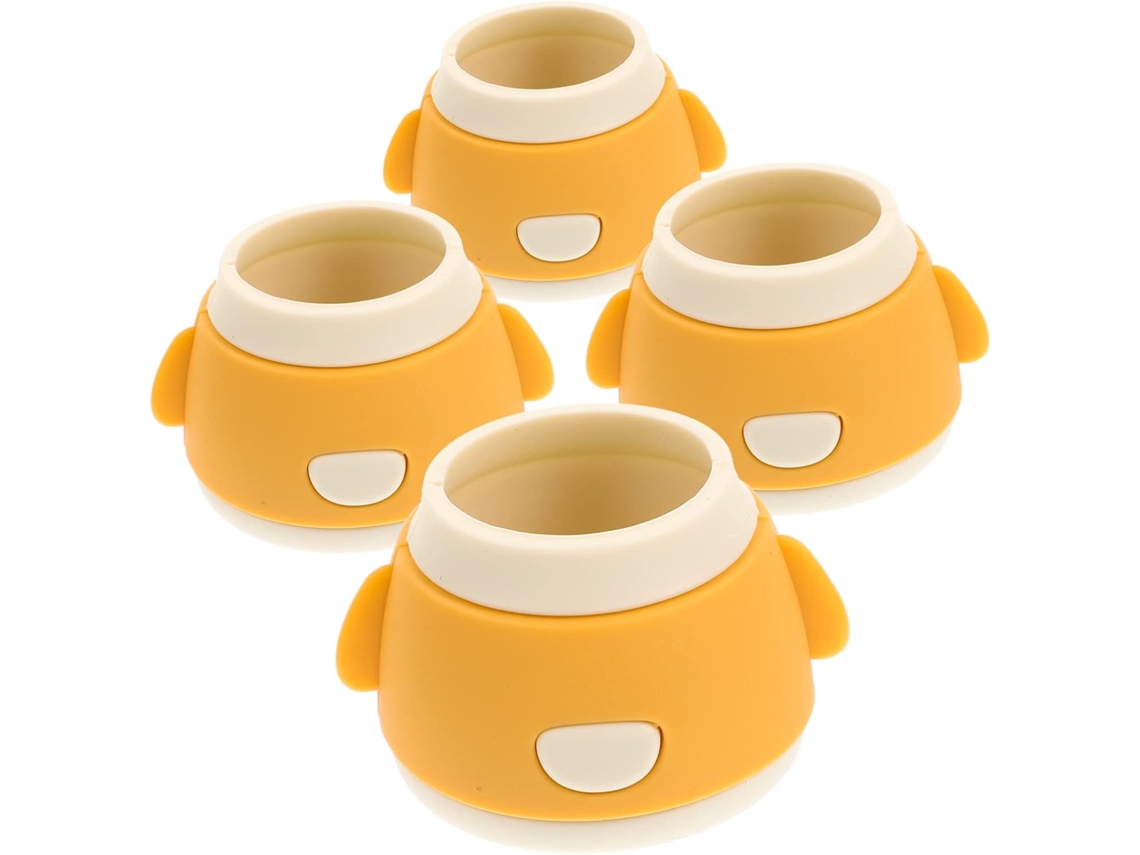 Conjunto De 4 Protetores Silicone Para Pés Mesa, Cadeiras E Móveis, Ideais Para Proteção Do Piso