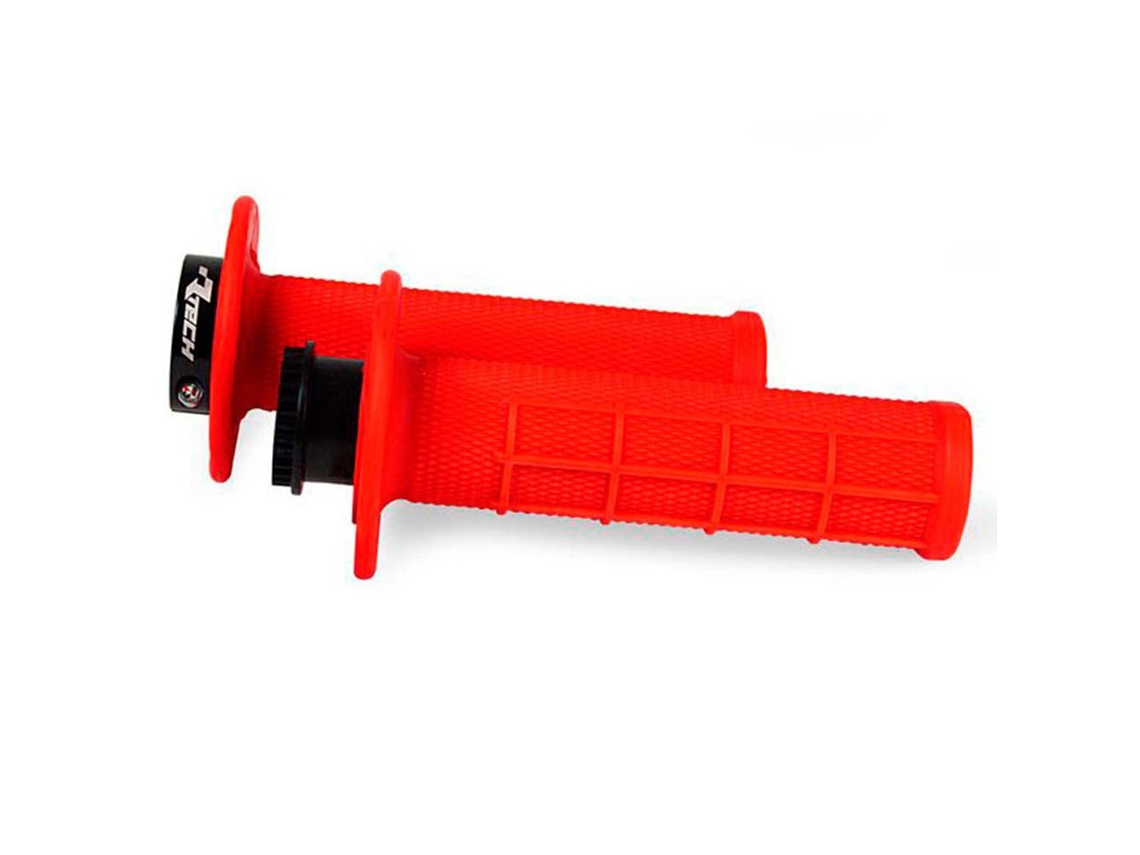 Punhos Unisex RTECH R20 lock-on half waffle (Vermelho - Tamanho Único)