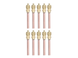 Válvula de Acesso Sae 1/4 para Hvac Ar Condicionado R22 R12 R134 Latão S/MARCA
