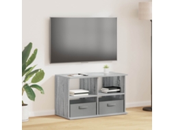 Vidaxl Suporte De Tv Com Gaveta Cinza Sonoma 79 X 40 X 48 Cm