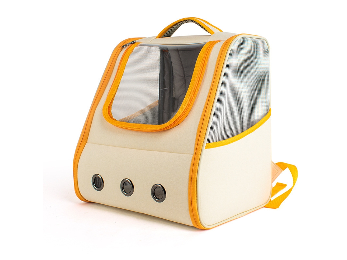 Mochila de Transporte para Cães e Gatos AQUAFORGE respirável em malha com abertura frontal M
